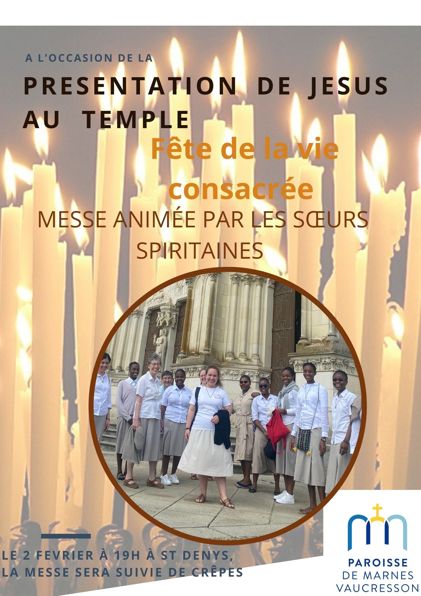 Fête de la vie consacrée - Jeudi 2 février